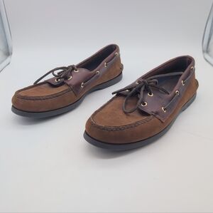 Sperry Authentic Original 2 Eye Sz 11  Men's Brown Boat Shoes